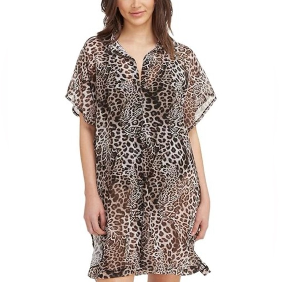 Sea Level Swim Wildside Mesh Beach Shirt in Natural Size Large NWOT Retail $130 - Picture 3 of 5